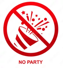 Zákaz oslav a párty